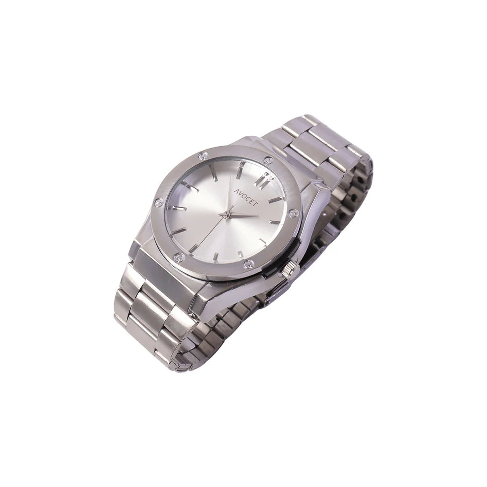 Luxury Silver Stainless Steel Classic Watch