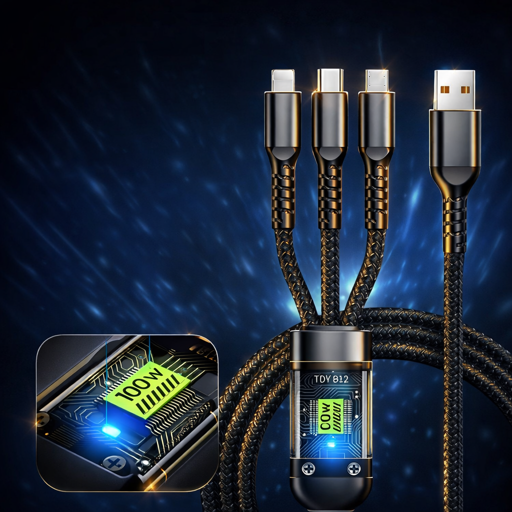 3 in 1 Fast Charging Cable
