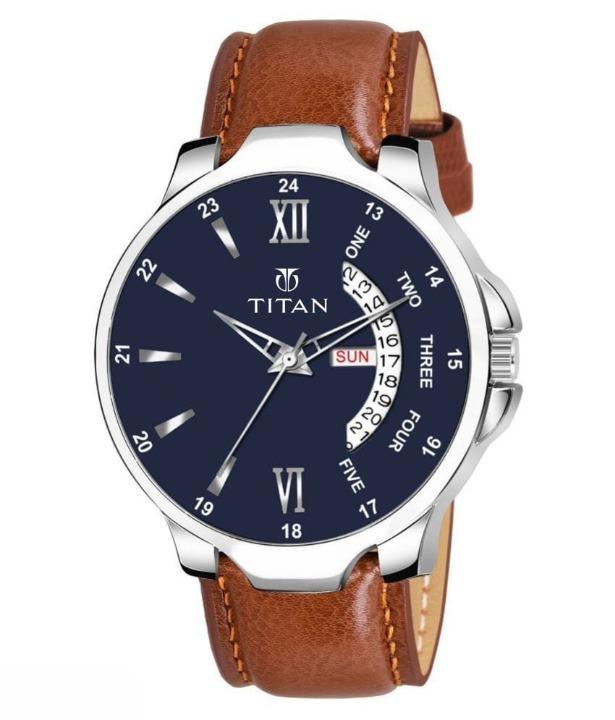 Men's Analog Leather Watch – Timeless Everyday Elegance