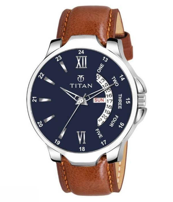 Men's Analog Leather Watch – Timeless Everyday Elegance