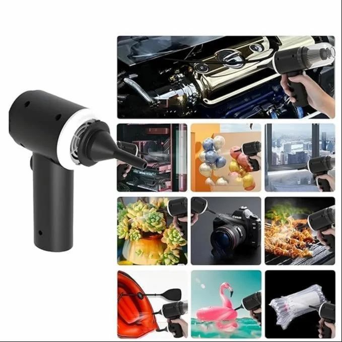3in1 Portable Vacuum Cleaner With Blower, Usb Rechargeable Wireless Handheld, Traveling