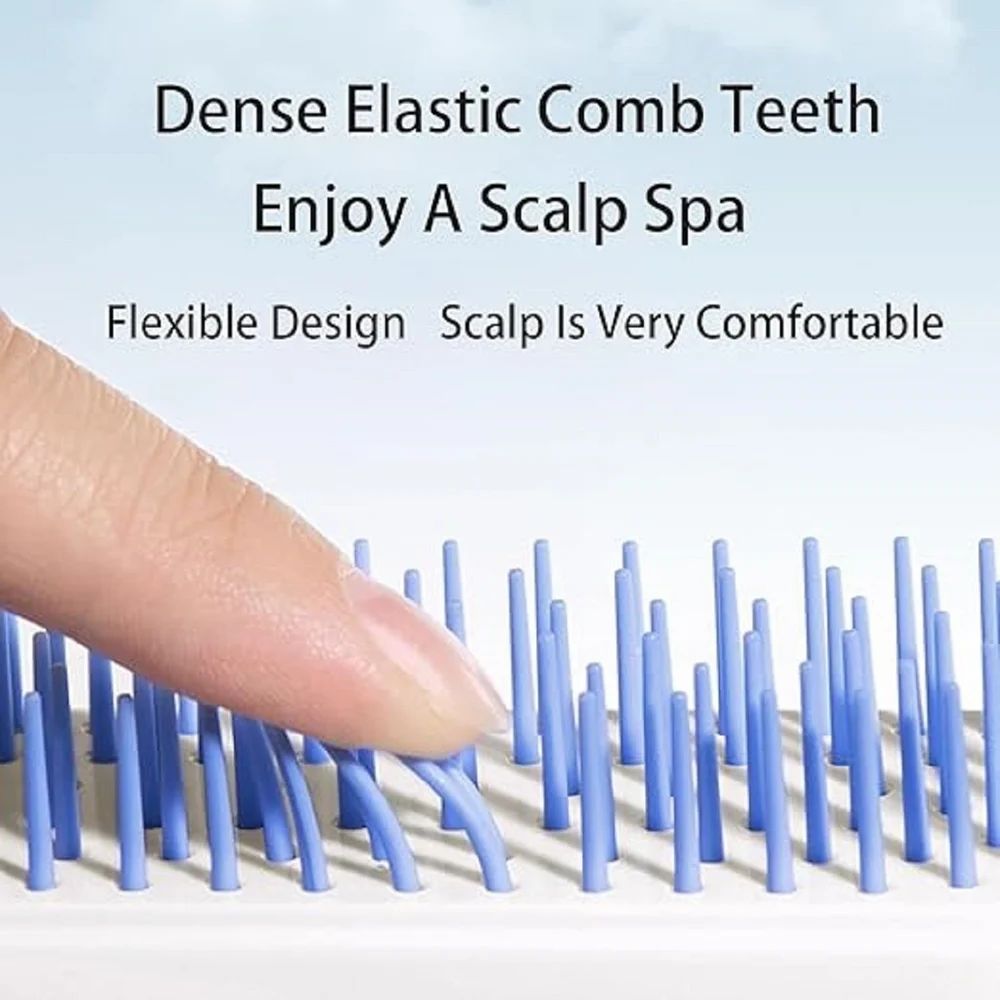 Self Easy Clean Hair Brush One Pull Clean Hair Brush Hair Dressing Comb Anti Static Massage Comb