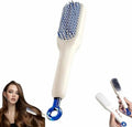 Self Easy Clean Hair Brush One Pull Clean Hair Brush Hair Dressing Comb Anti Static Massage Comb