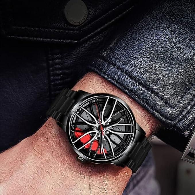 Stereoscopic Car Wheel Watch – Built for Speed &amp; Style