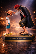 Anime Pirate Duo Mini Figure Set – Captain & Mentor Collectible Display
