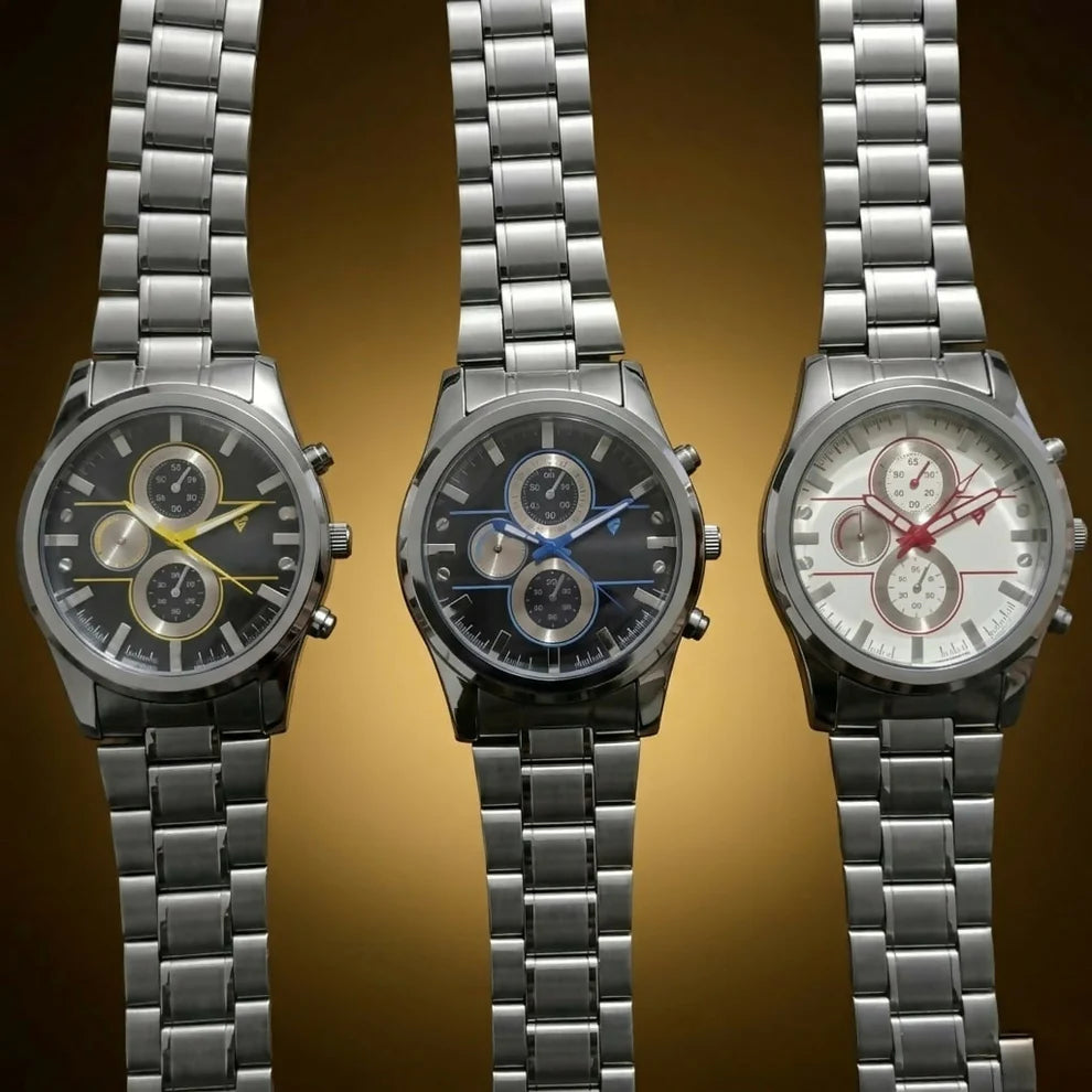 Luxury Stainless Steel Chronograph Watch