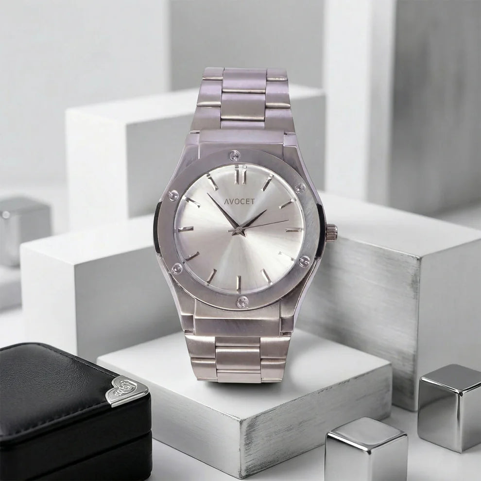 Luxury Silver Stainless Steel Classic Watch