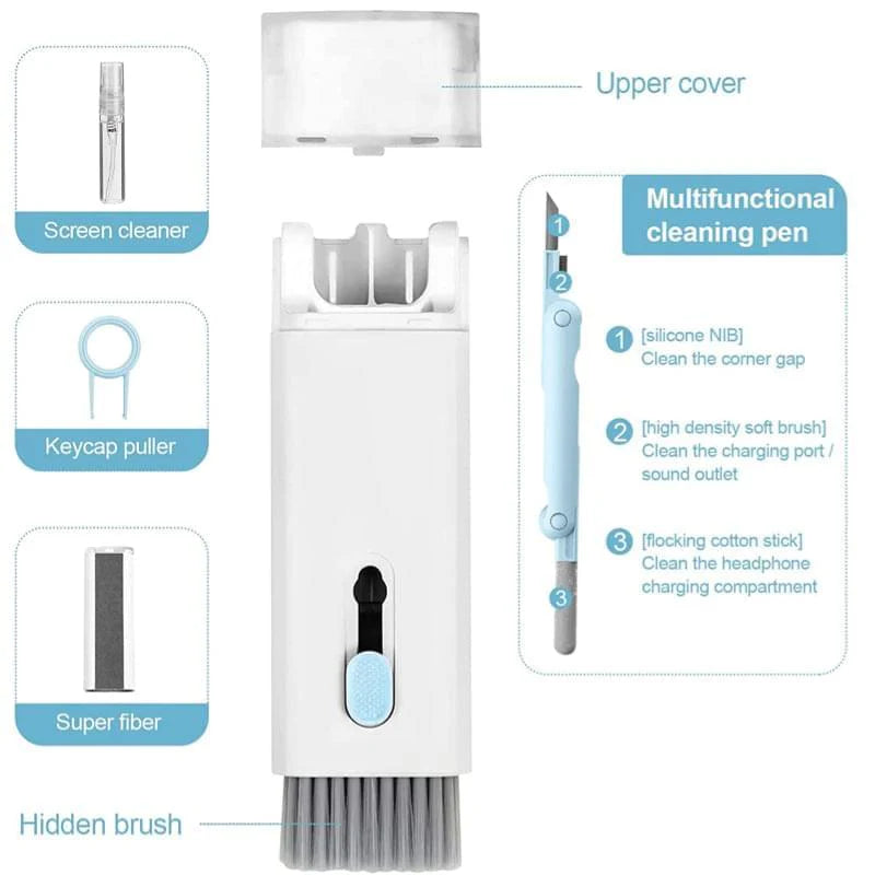 7 In 1 Electronic Cleaner Kit | Cleaning all Devices | Iphone | tablets | Keyboard | Mouse | Monitor screen