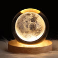 3D Moon crystal ball lamp for birthdays and room decorations