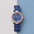 AVOCET Sapphire Elegance Crystal Bezel Blue Bracelet Watch