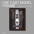 3D Model Car Frame Interactive Display Wall Decor With Openable Doors Pull Back Car Light Music