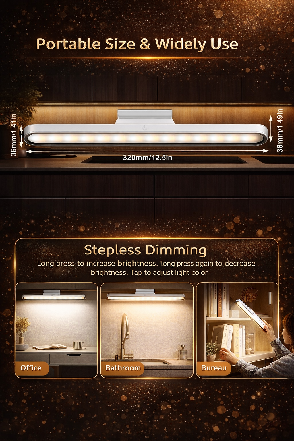 Led Cabinet Lights With Magnetic Base