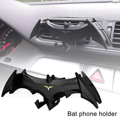 Bat-shaped gravity car phone holder