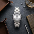 Luxury Silver Stainless Steel Classic Watch