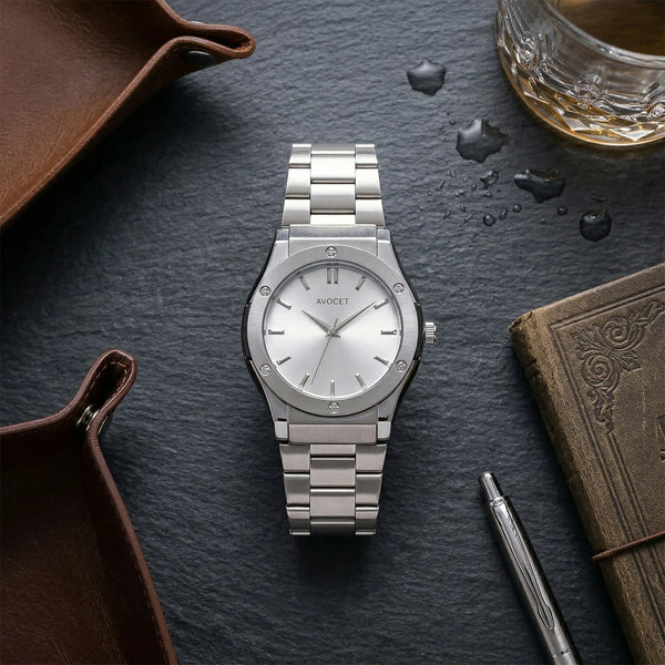 Luxury Silver Stainless Steel Classic Watch